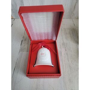 Hallmark porcelain dated Bell 2007 ornament Xmas